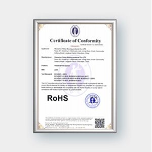 RoHS Zertifikate 
